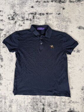 Ralph Lauren Purple Label made in Italy Piqué Polo Shirt